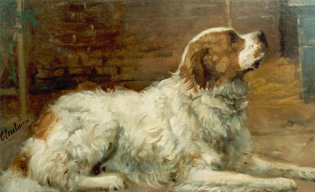 Eerelman O.  | St. Bernhard, oil on canvas