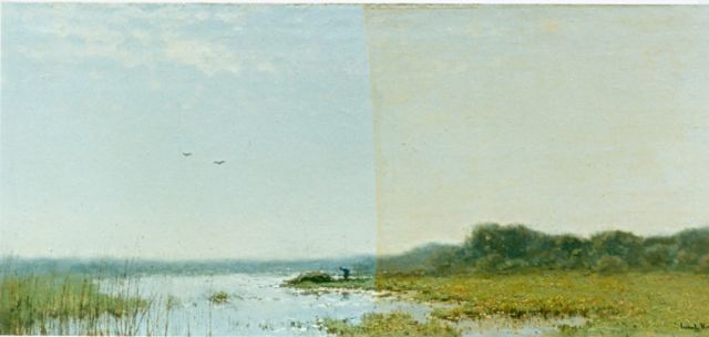 Cornelis Kuijpers | Polder landscape, oil on canvas, 41.9 x 96.3 cm, signed l.r.