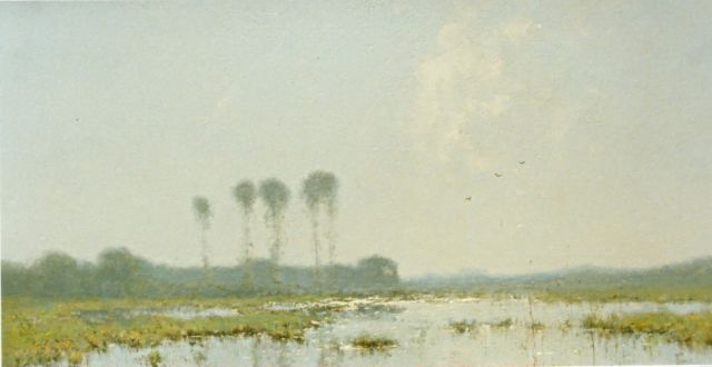 Kuijpers C.  | Polder landscape, oil on canvas 40.8 x 85.6 cm, signed l.r.