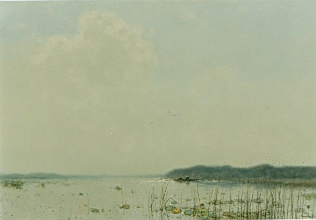 Kuijpers C.  | A lake, oil on canvas 64.0 x 97.0 cm, signed l.r.