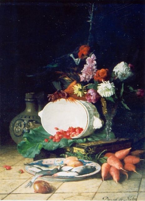 David de Noter | Still life, oil on panel, 33.0 x 25.0 cm