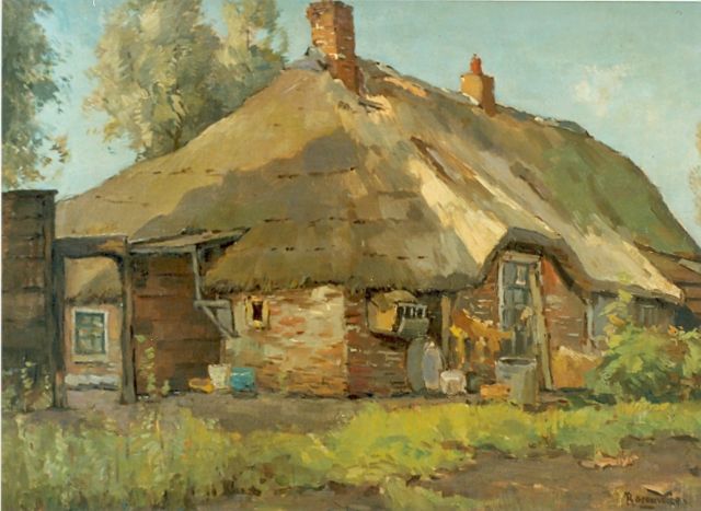 Alex Rosemeier | Farm, oil on panel, 35.0 x 50.0 cm, signed l.r.