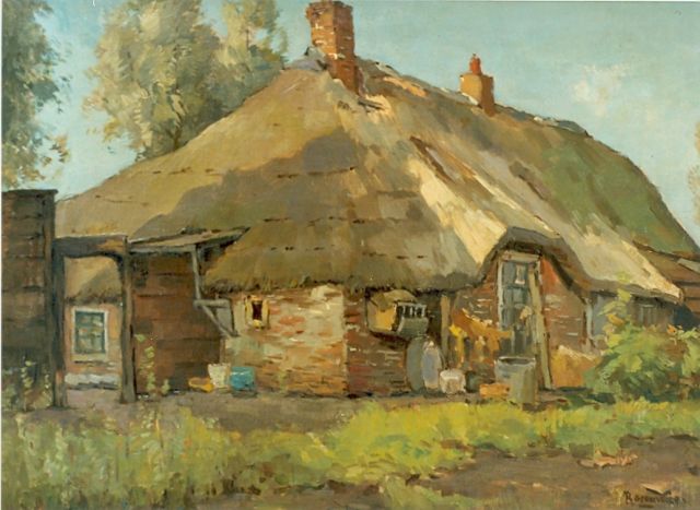 Rosemeier A.C.  | Farm, oil on panel 35.0 x 50.0 cm, signed l.r.