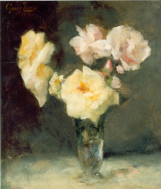 Rueter W.C.G.  | Bouquet of roses, oil on canvas 40.0 x 37.0 cm, signed u.l.