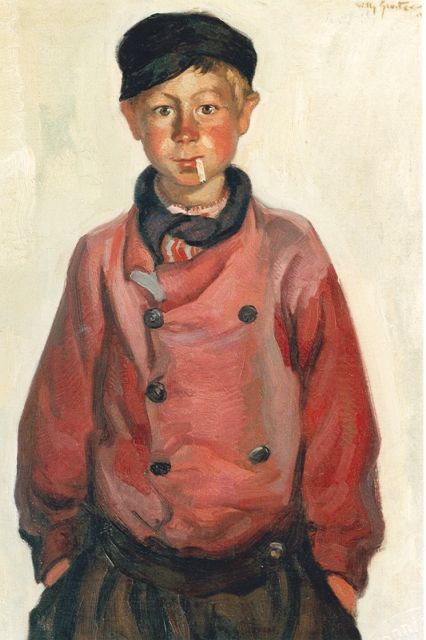 Willy Sluiter | Little boy, oil on canvas, 80.5 x 60.5 cm, signed u.r. and dated 1911
