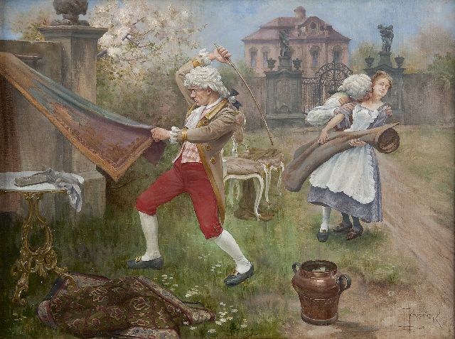 Krajíček J.D.  | Spring fever, oil on canvas 44.3 x 61.0 cm, signed l.r. and dated '94