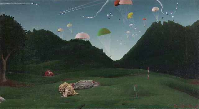 Pyke Koch | Het uur U II, oil on canvas, 30.3 x 55.3 cm, signed l.r. and dated '63