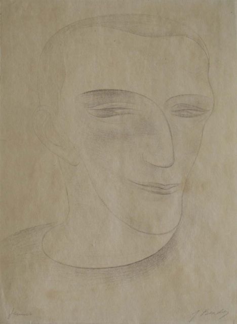 Bendien J.  | Jesuit, pencil on paper 32.8 x 23.9 cm, signed l.r.