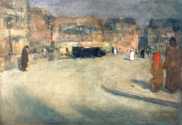 Floris Arntzenius | A townscape, France, oil on canvas, 29.0 x 41.9 cm, signed l.r. and dated '92