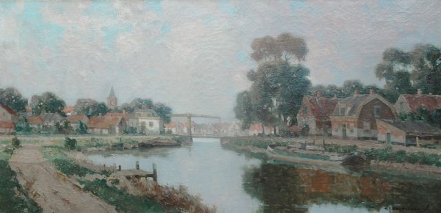 Gerard Delfgaauw | Near Loenen, oil on canvas, 40.5 x 80.5 cm, signed l.r. and painted ca. 1940