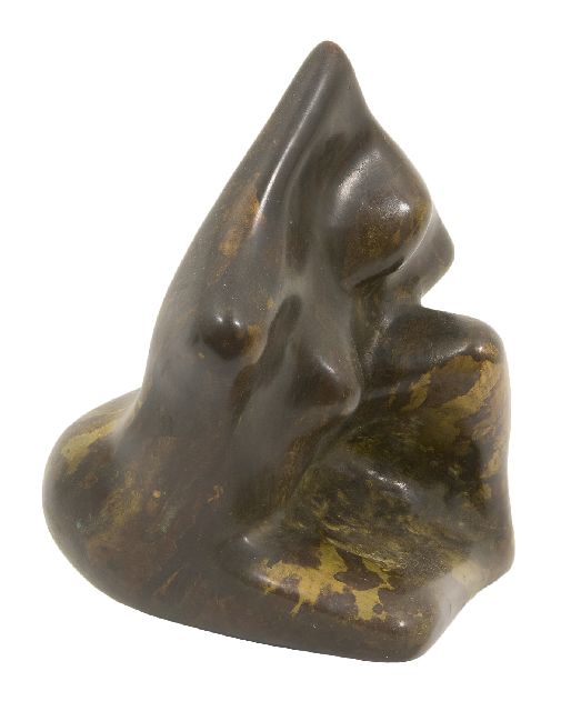 Bakker W.F.  | Nymph, bronze 21.9 x 18.5 cm, signed on the side