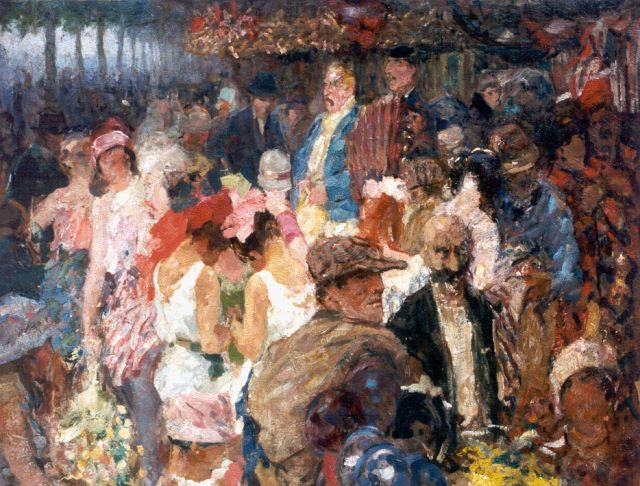 Willem Vaarzon Morel | The fair, oil on canvas, 54.5 x 68.0 cm, signed l.r.