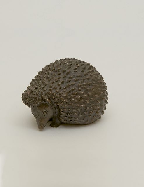 Scherf L.  | Hedgehog, bronze 7.2 x 9.7 cm, signed on bottom and manufactured circa 1950