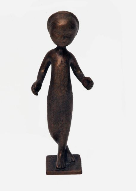 Onbekend Duitse School, 20e eeuw  | Child, dancing, bronze 18.2 x 5.0 cm