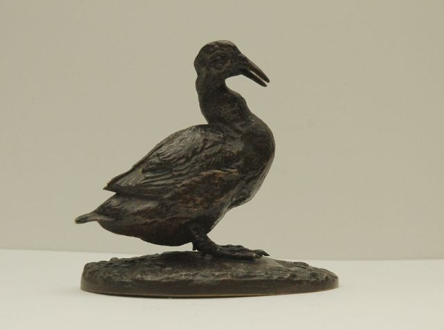 Mène P.J.  | A Barbarie duck, bronze 8.1 x 5.8 cm, signed with stamp on base