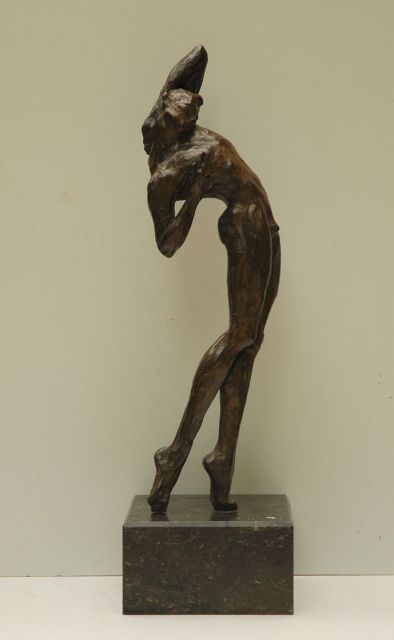 Meyer K.  | Nijinsky, bronze 62.0 x 14.0 cm, signed on heel right foot