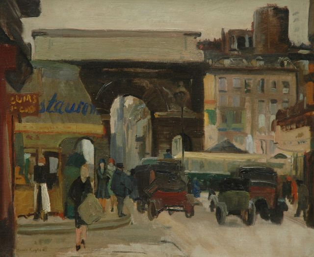 Harrie Kuijten | The Porte St. Denis, Paris, oil on canvas, 46.1 x 55.1 cm, signed l.l. and l.r. and painted ca. 1925