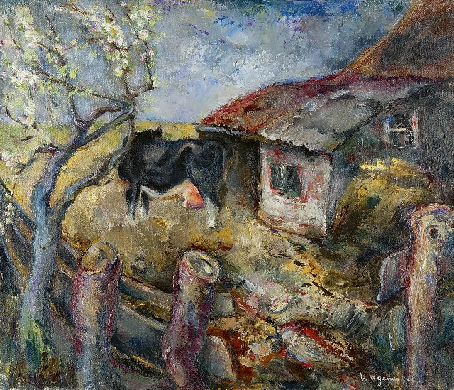 Wagemaker A.B.  | Spring time, oil on canvas 59.5 x 69.3 cm, signed l.r. and painted in 1936