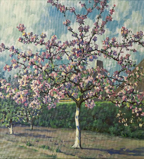 Louis Heijmans | Flowering tree, oil on canvas, 55.7 x 50.7 cm, signed l.l.