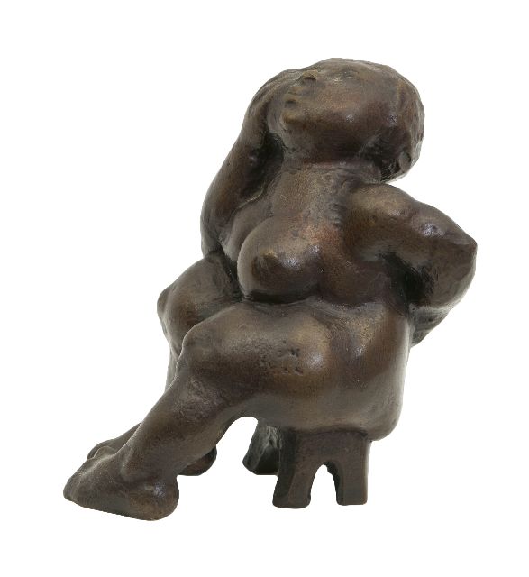 Schwaiger R.  | Pain, bronze 10.2 x 6.3 cm, signed on the rear, left (vague)