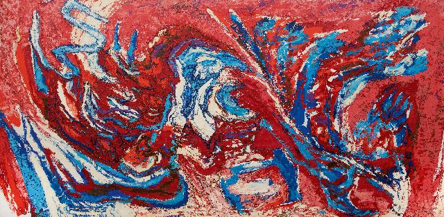 Hunziker F.  | Mexico, oil on canvas 100.0 x 200.0 cm, signed on the stretcher and painted ca. 1962-1963