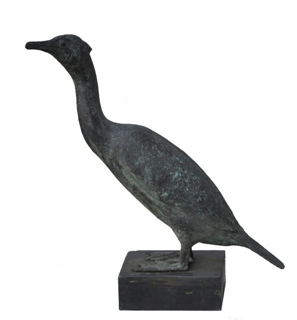 Pieter Starreveld | Cormorant, bronze, 85.0 x 56.0 cm