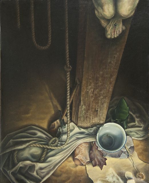 Cor ter Brugge | Still life: Good Friday, oil on canvas, 100.0 x 80.7 cm, signed l.r. and dated '48