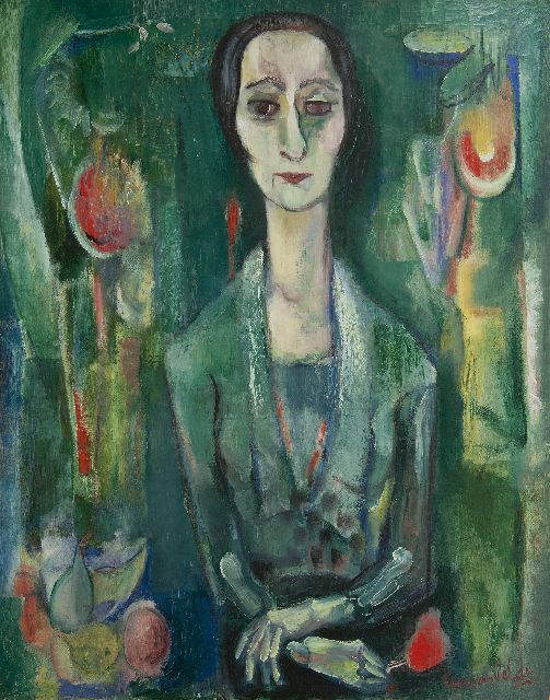 Geer van Velde | Portrait de femme, oil on canvas, 100.2 x 80.1 cm, signed l.r. and painted ca. 1930