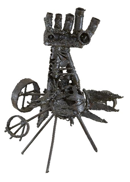 Tumarkin (Peter Martin Gregor Heinrich Hellberg) I.  | Untitled, iron 39.6 x 31.0 cm, signed on the back and made in the 1950's