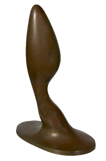 Bendien J.  | Amorphous figure, brass 37.4 x 14.5 cm, executed ca. 1933