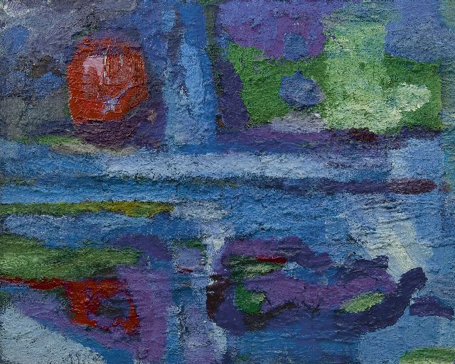 Gerrit Benner | Drowned land, oil on canvas, 80.3 x 100.0 cm, painted in 1954