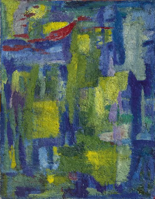 Gerrit Benner | Untitled, oil on canvas, 100.0 x 129.5 cm, signed on the reverse and painted ca. 1960