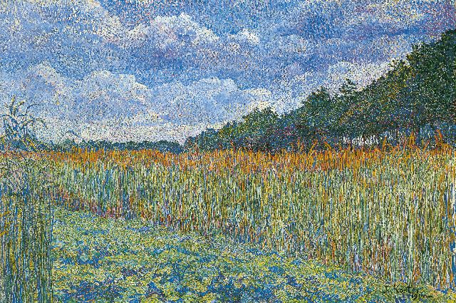 Jo Koster | Cornfield, oil on canvas, 42.5 x 62.6 cm, signed l.r. and dated 1914