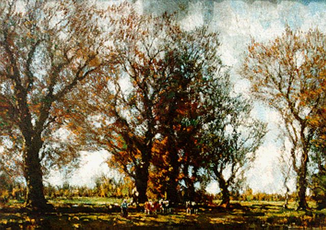 Arnold Marc Gorter | The Vordense beek, oil on canvas, 40.5 x 50.5 cm, signed l.r.