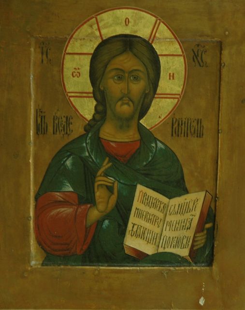 Ikoon   | Christus Pantocrator Russion, second half of the 19th century, oil on panel 30.7 x 25.0 cm