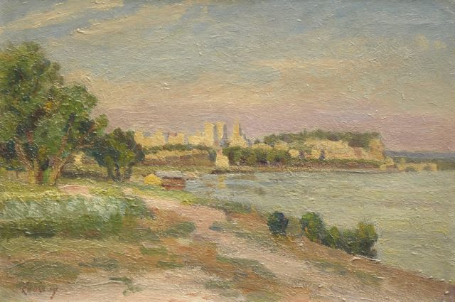 Lauvray L.A.  | A view of Avignon, oil on canvas 37.8 x 54.9 cm, signed l.l. and executed 1930-'45
