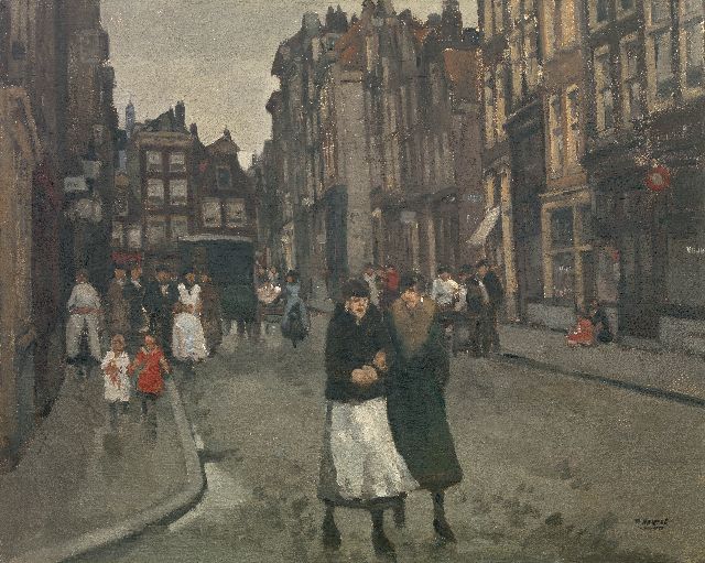 Cor Noltee | A town view, The Hague, oil on canvas, 80.8 x 100.5 cm, signed l.r.