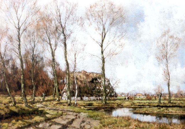 Gorter A.M.  | Autumn landscape, oil on canvas 43.0 x 56.5 cm, signed l.r.