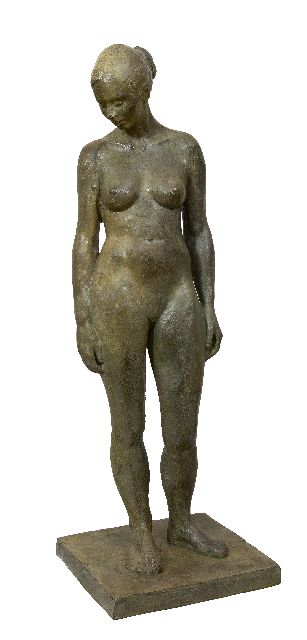 Kiewiet L.J.  | Minja, bronze 92.0 x 31.0 cm, signed on the base