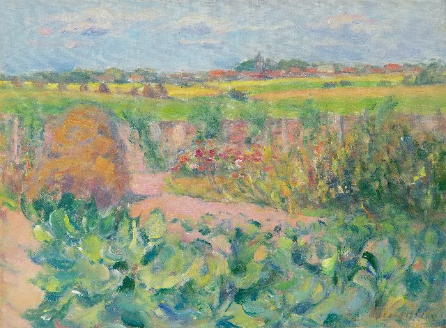 Josephina Hendrickx | The kitchen garden, Zeeland, oil on canvas, 27.8 x 37.6 cm, signed l.r.