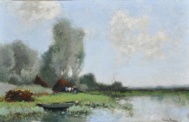 Cornelis Kuijpers | A farmyard, oil on canvas, 27.5 x 40.3 cm, signed l.r.