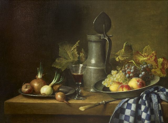 Cornelis Mair | Still life with guild cup, oil on panel, 60.0 x 80.0 cm, signed l.l.