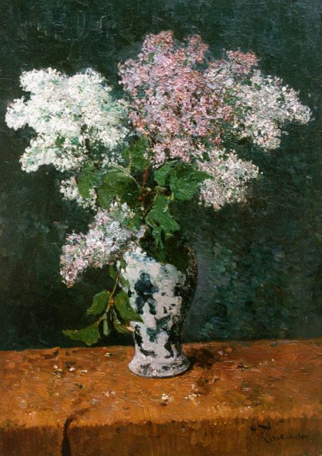 Louis Stutterheim | A flower still life, oil on canvas, 74.5 x 53.5 cm, signed l.r.