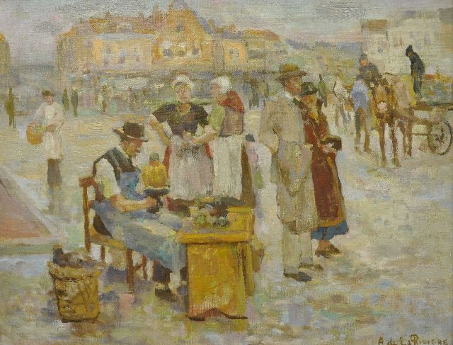 Adriaan de la Rivière | -, oil on canvas, 35.0 x 45.0 cm, gesigneerd r.o.