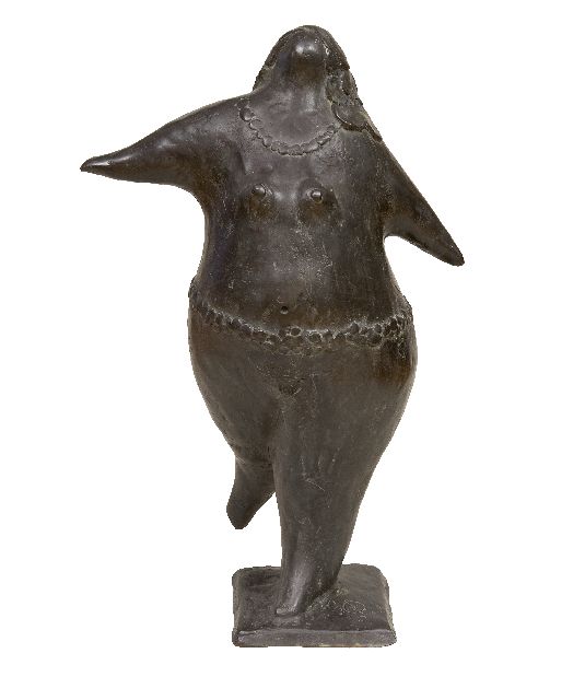 Evert van Hemert | Mata Hari, patinated bronze, 60.0 cm, signed on the base and dated '07 on the base