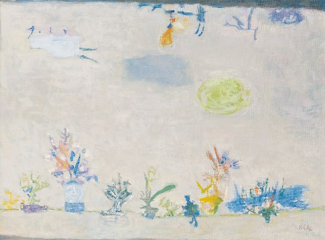 Jan Roëde | Far and yet close, oil on canvas, 44.9 x 59.9 cm, signed l.r. and painted circa 1956