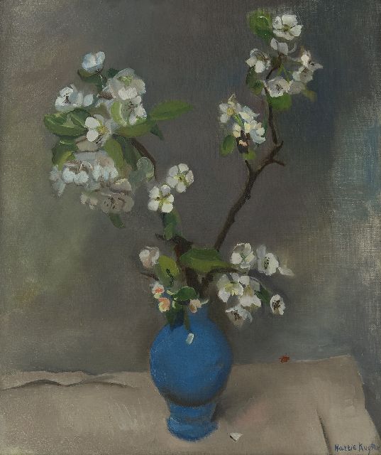 Harrie Kuijten | Blossoming branches, oil on canvas, 60.3 x 50.2 cm, signed l.r.