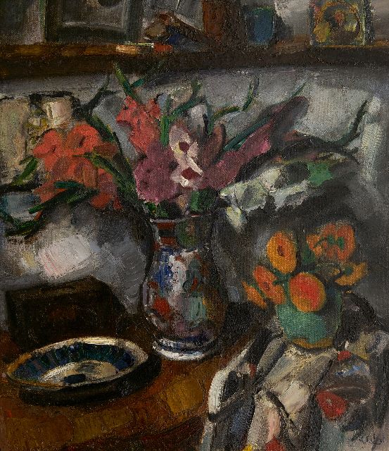 Colnot A.J.G.  | Still life, oil on canvas 82.3 x 73.2 cm, signed l.r. and on the stretcher