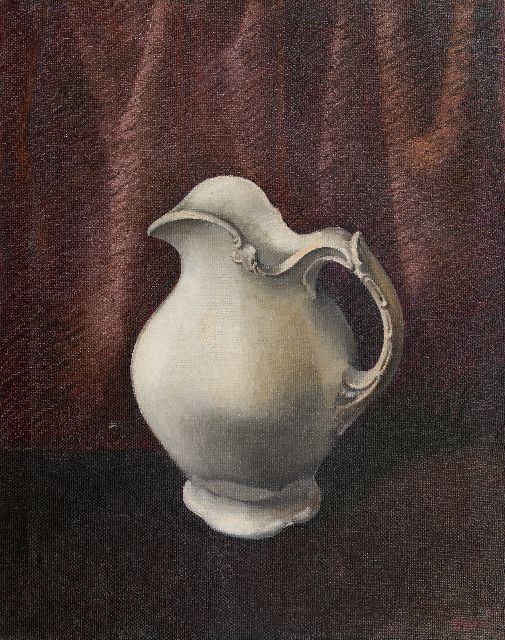 Wim Oepts | Wash basin pitcher, oil on canvas, 58.7 x 46.9 cm, signed l.r. and dated '28