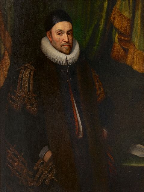 Hollandse School, 19e eeuw, naar M.J. v. Mierevelt   | Portrait of Willem I 'de Zwijger' van Oranje Nassau, oil on canvas laid down on board 107.0 x 81.0 cm